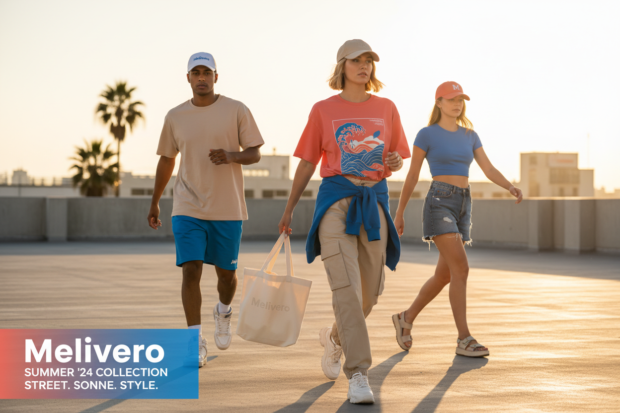 Sommermode 2026 kaufen – Streetwear & Outfits für den Sommer | Melivero