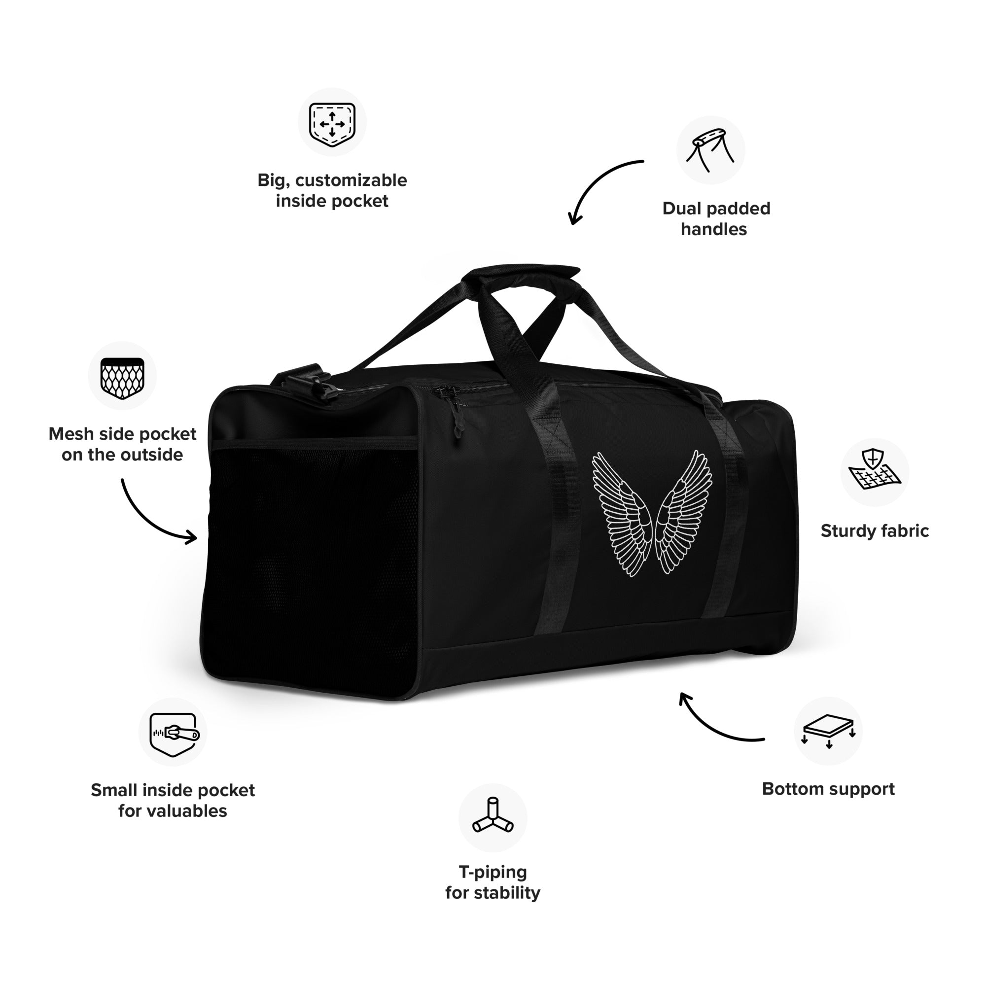 Weekender Reisetasche mit Schultergurt – Große Sporttasche | Melivero Melivero