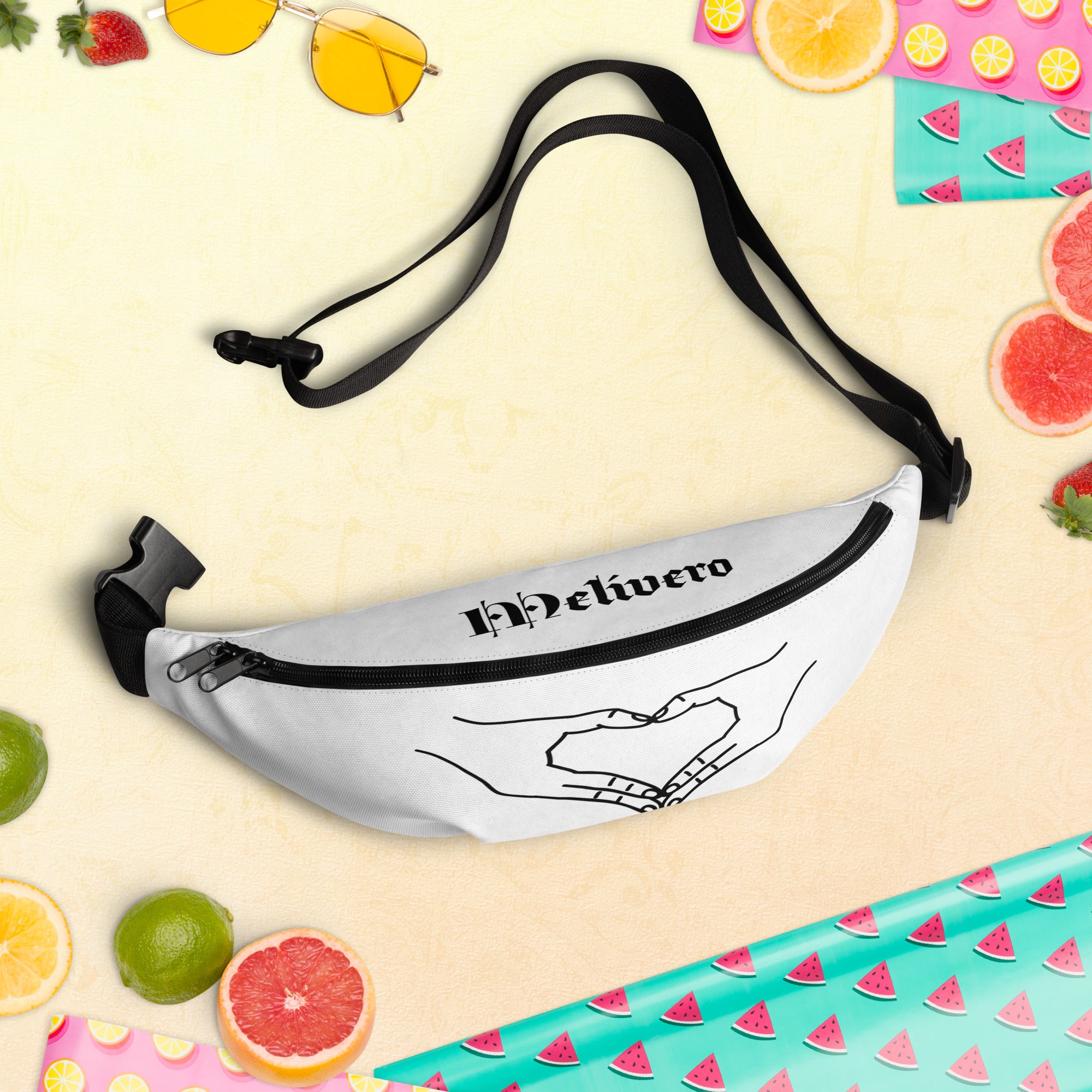 Gürteltasche | Fanny Pack Unisex wasserfest für Festival & Urlaub Melivero