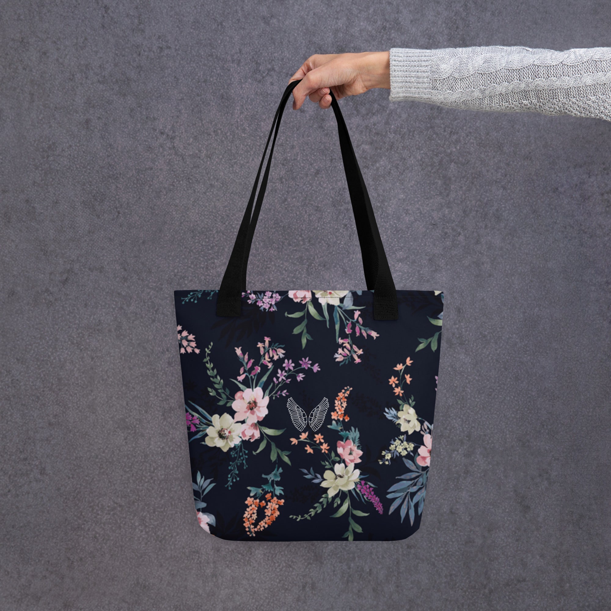 Stoffbeutel 39×39 cm – Tote Bag aus Polyester mit Baumwollgriffen | Melivero Melivero