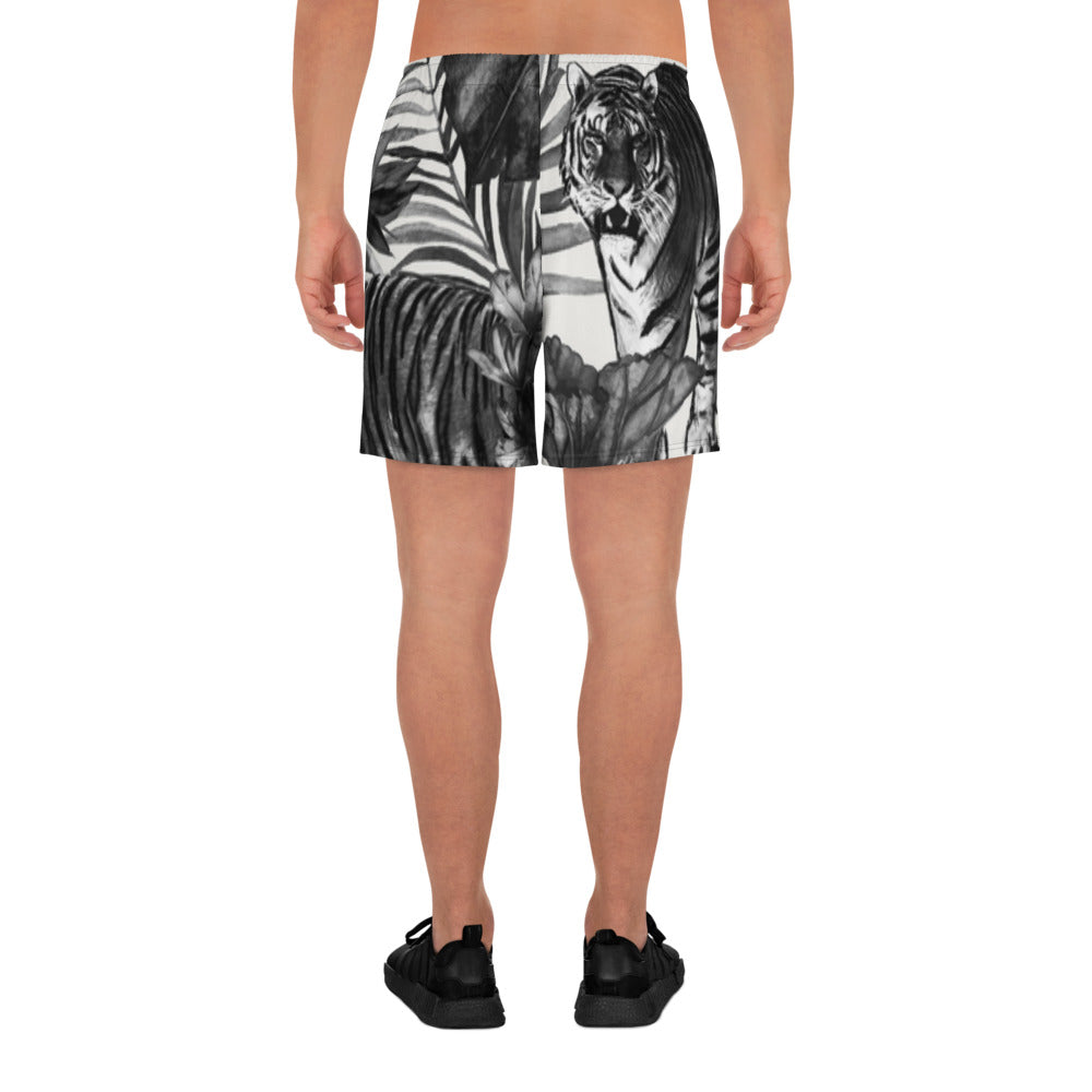 Lange Sport-Shorts Unisex – Recycelt, UPF50+, Allover-Druck | Melivero Melivero