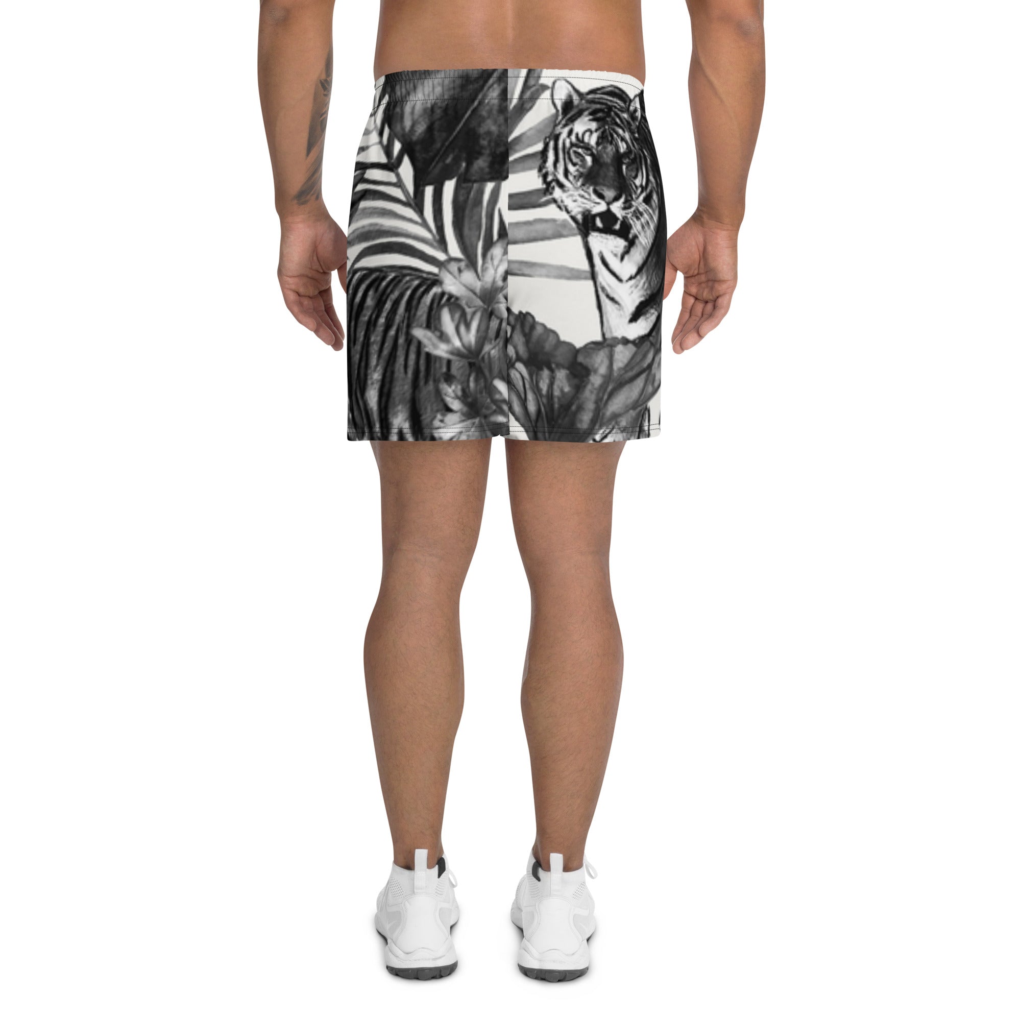 Lange Sport-Shorts Unisex – Recycelt, UPF50+, Allover-Druck | Melivero Melivero