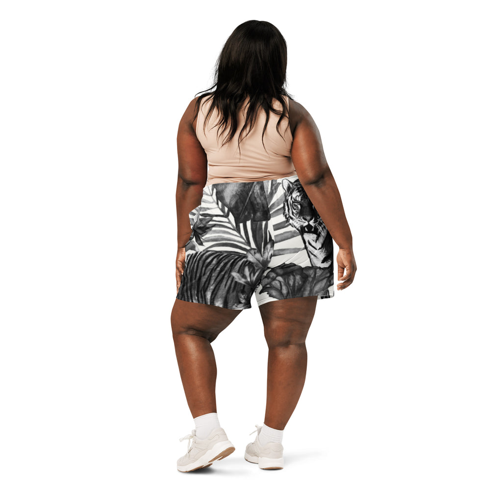 Lange Sport-Shorts Unisex – Recycelt, UPF50+, Allover-Druck | Melivero Melivero