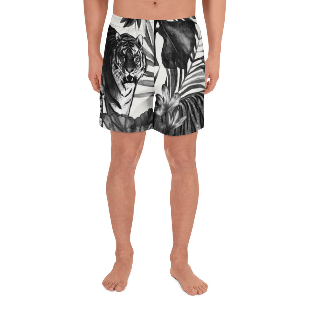 Lange Sport-Shorts Unisex – Recycelt, UPF50+, Allover-Druck | Melivero Melivero