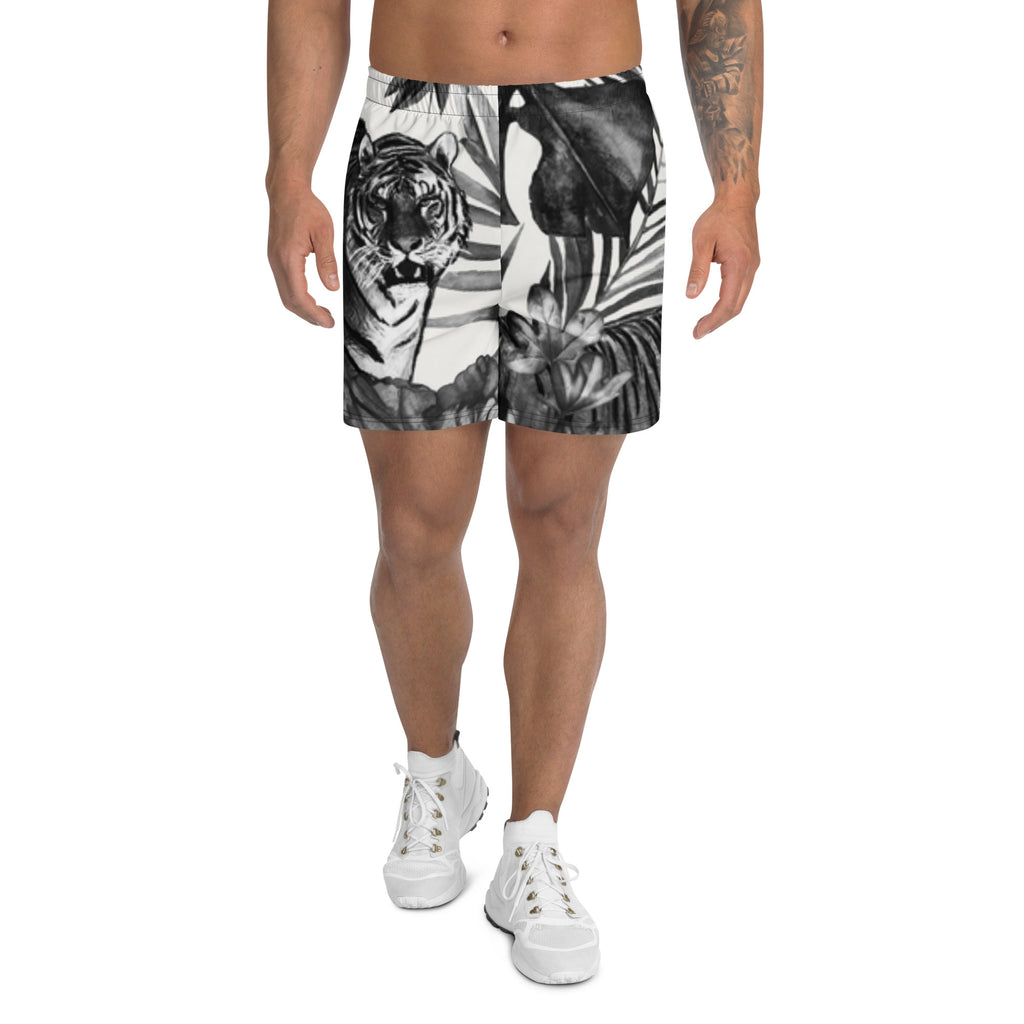 Lange Sport-Shorts Unisex – Recycelt, UPF50+, Allover-Druck | Melivero Melivero