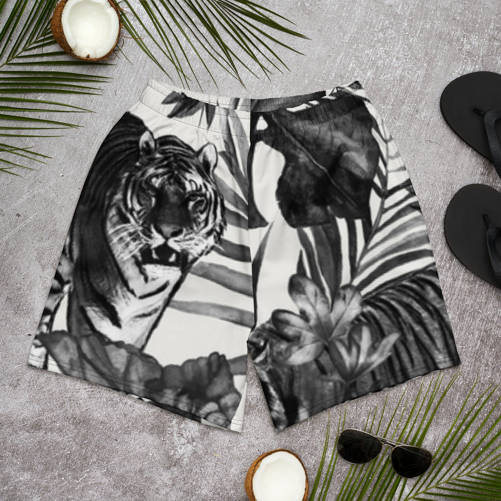 Lange Sport-Shorts Unisex – Recycelt, UPF50+, Allover-Druck | Melivero Melivero