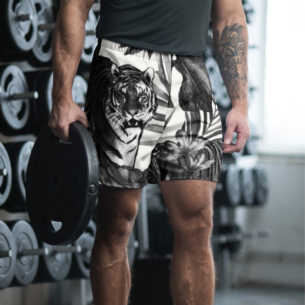 Lange Sport-Shorts Unisex – Recycelt, UPF50+, Allover-Druck | Melivero Melivero