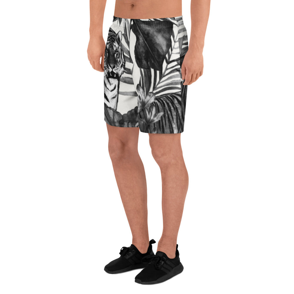 Lange Sport-Shorts Unisex – Recycelt, UPF50+, Allover-Druck | Melivero Melivero