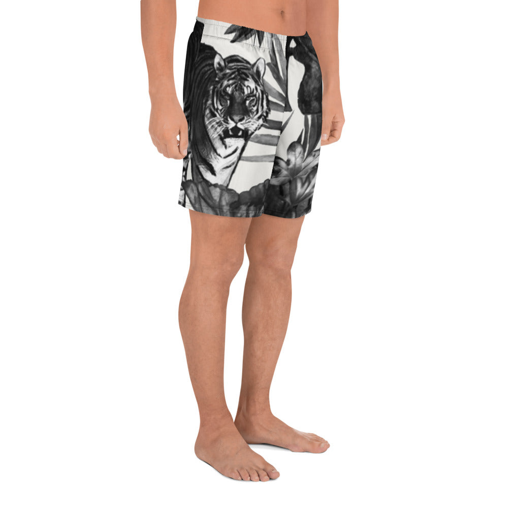 Lange Sport-Shorts Unisex – Recycelt, UPF50+, Allover-Druck | Melivero Melivero