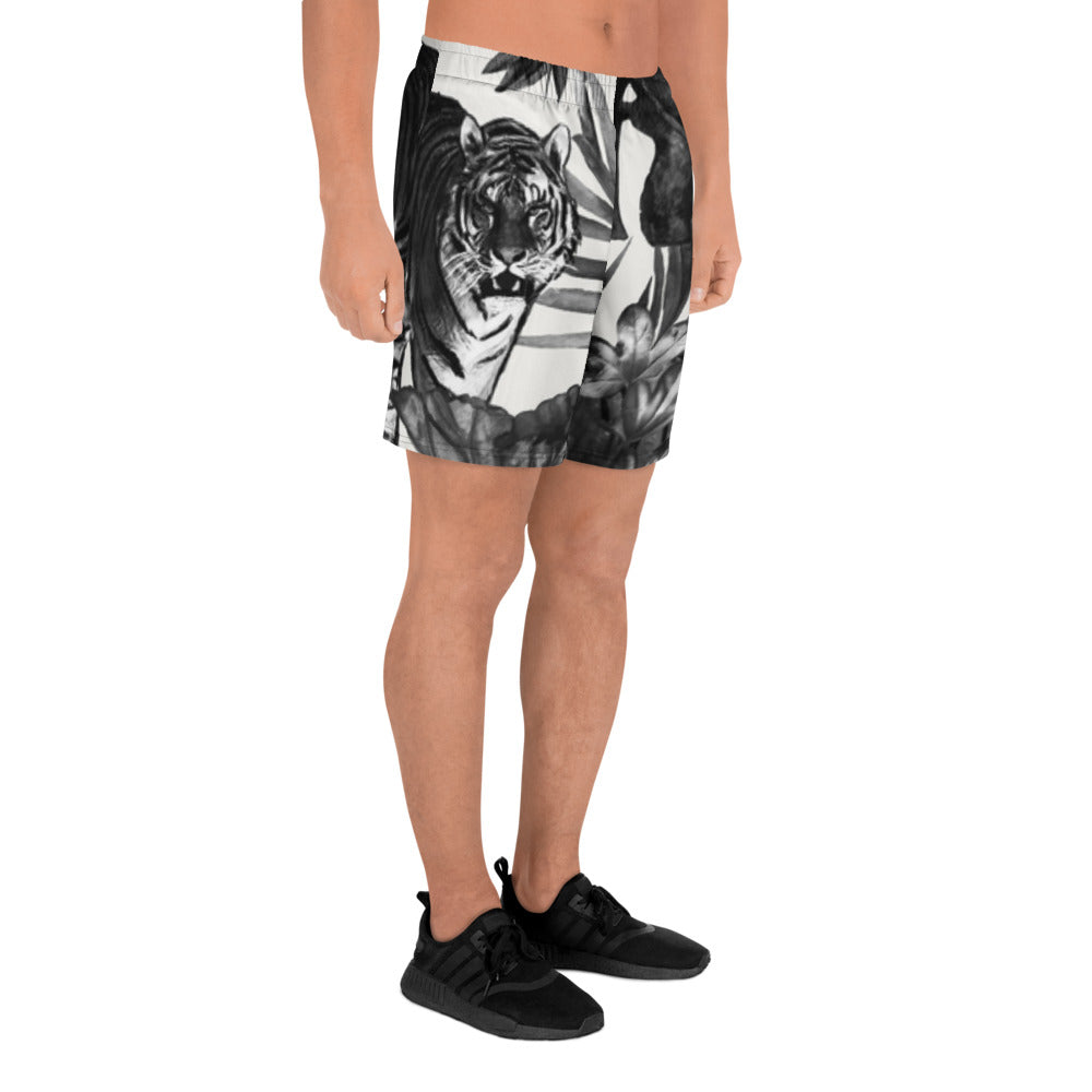 Lange Sport-Shorts Unisex – Recycelt, UPF50+, Allover-Druck | Melivero Melivero