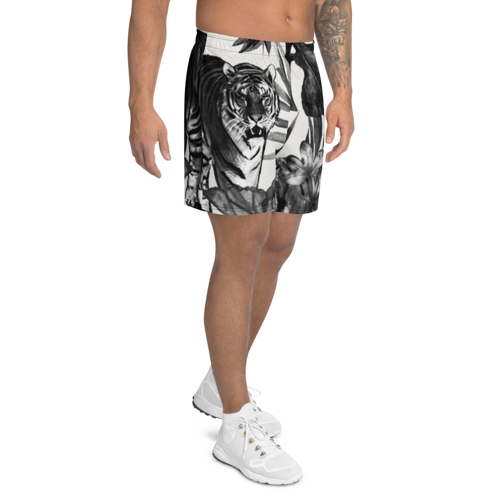 Lange Sport-Shorts Unisex – Recycelt, UPF50+, Allover-Druck | Melivero Melivero