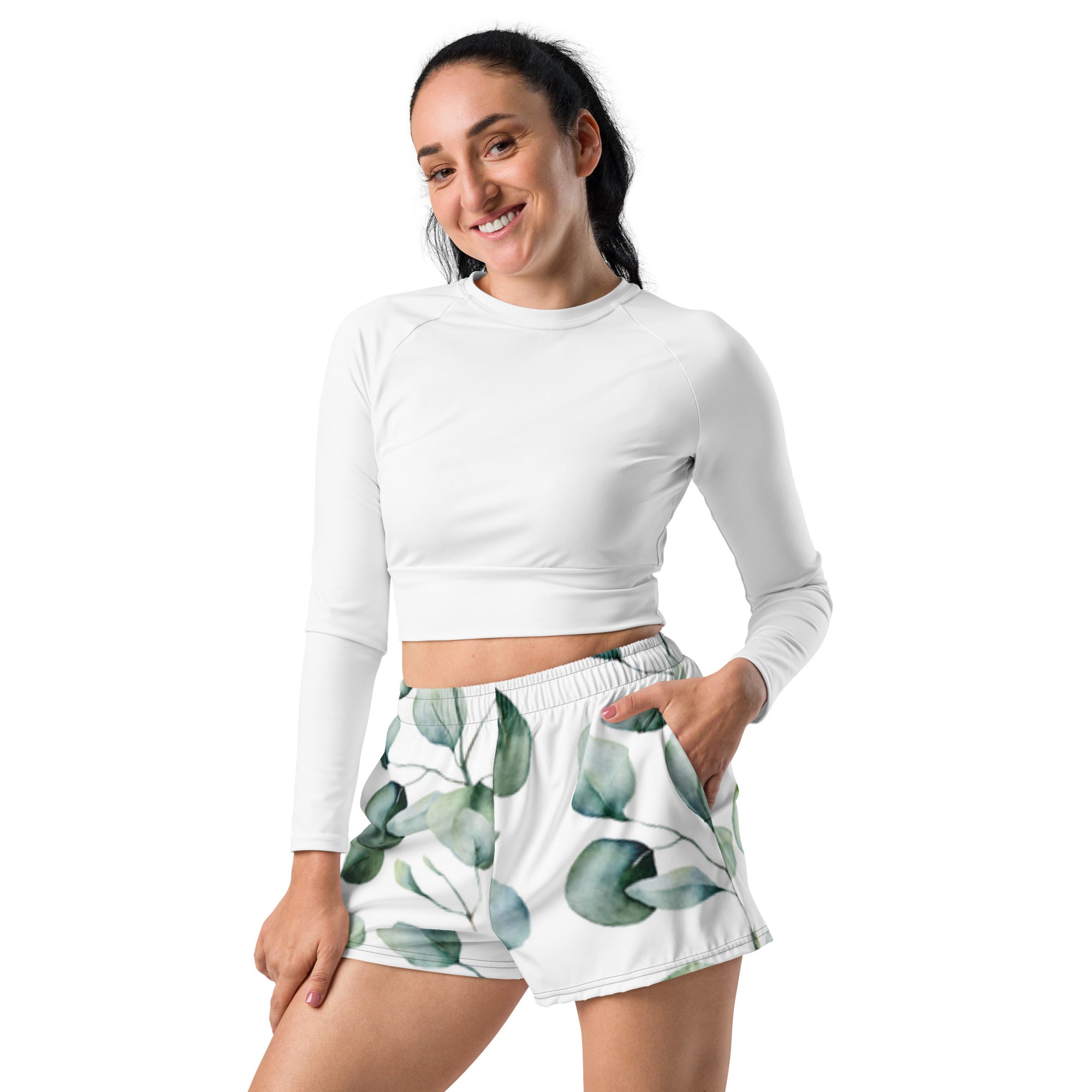 Unisex Sport-Shorts Allover-Druck – Recycelt, UPF50+, Schnelltrocknend | Melivero Melivero