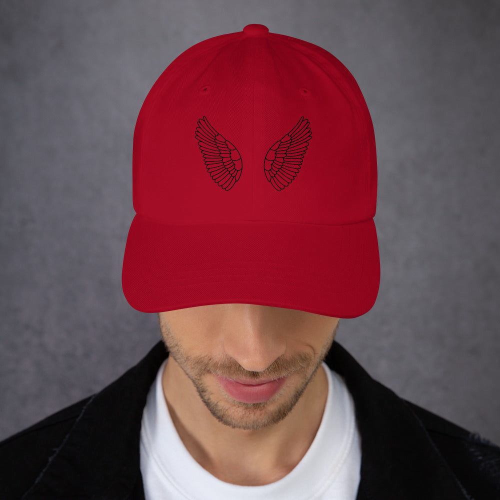 Classic Dad Hat | Baumwoll-Chino-Cord Cap Unisex Cranberry Melivero
