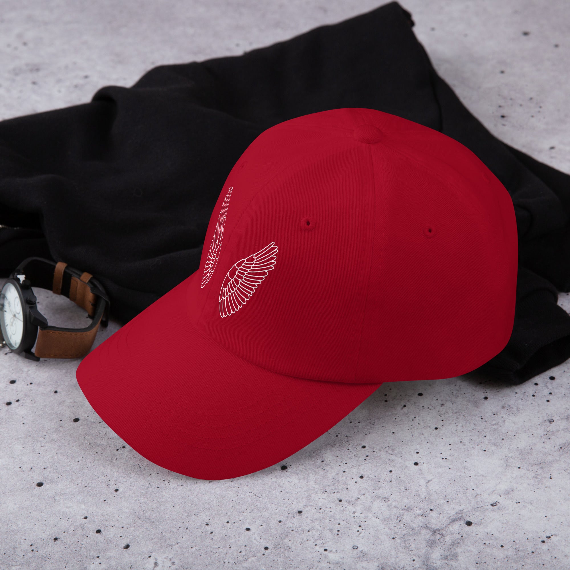 Classic Dad Hat | Baumwoll Cap Unisex in 7 Farben Cranberry Melivero