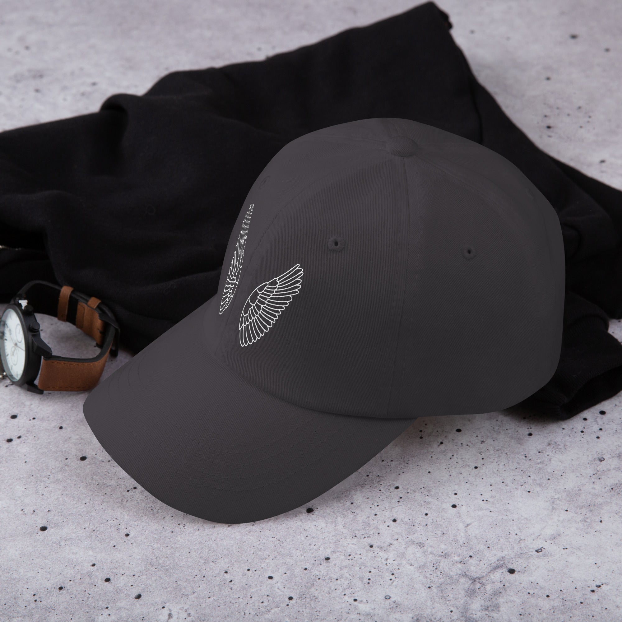Classic Dad Hat | Baumwoll Cap Unisex in 7 Farben Dunkelgrau Melivero