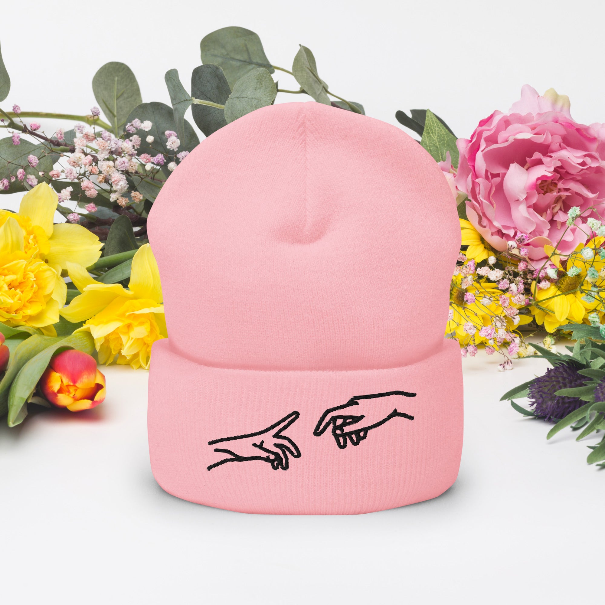 Umschlag Beanie Mütze Unisex – Weich, Hypoallergen & Stylisch | Melivero Baby Pink Melivero