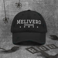 Premium Dad Hat im Used-Look – Distressed Baseball Cap aus Baumwolle | Melivero Schwarz Melivero
