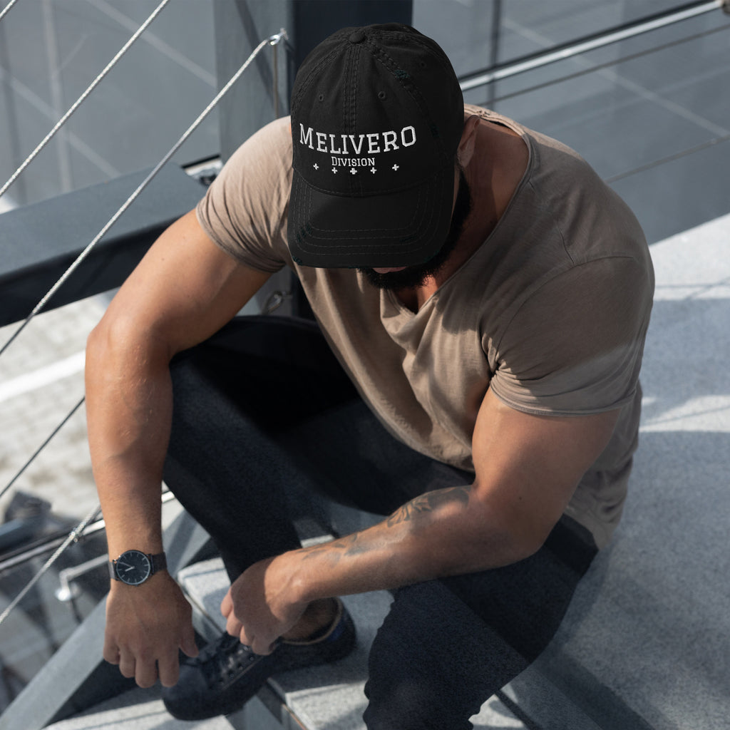 Premium Dad Hat im Used-Look – Distressed Baseball Cap aus Baumwolle | Melivero Melivero
