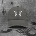 Dad Hat im Used-Look | Distressed Cap Unisex Charcoal Grey Melivero