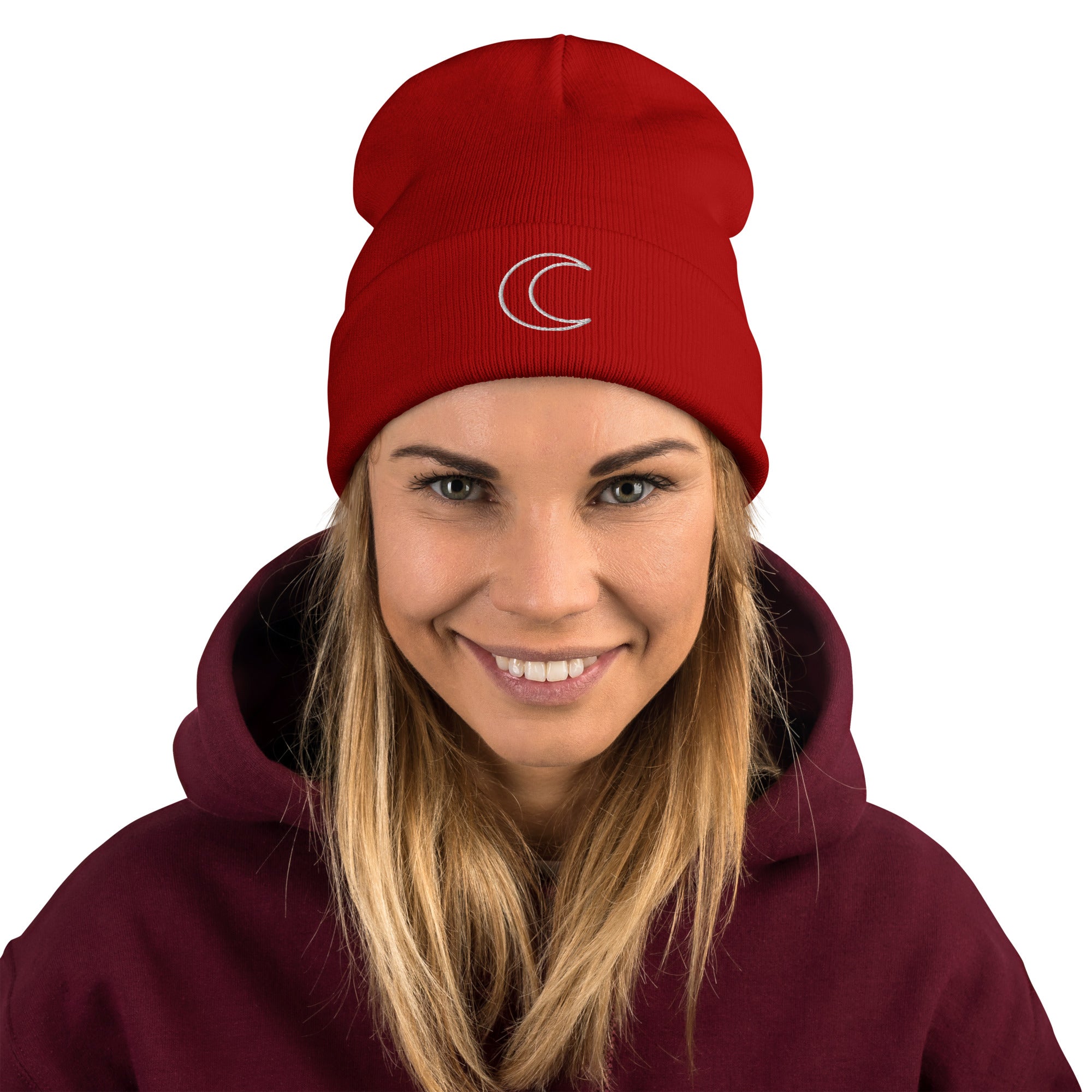 Strickmütze Beanie mit Stickerei – Klassisch & Warm | Melivero Melivero