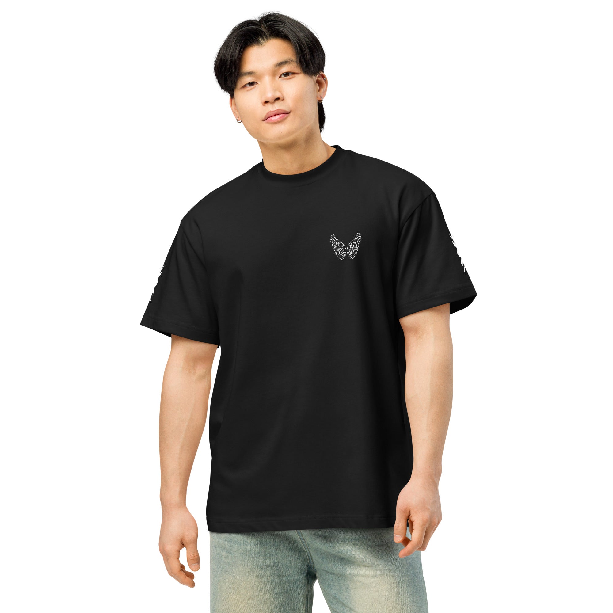 Melivero Premium Boxy T-Shirt Herren – Oversized Fit | Schwarz Navy Vintage S–2XL Melivero