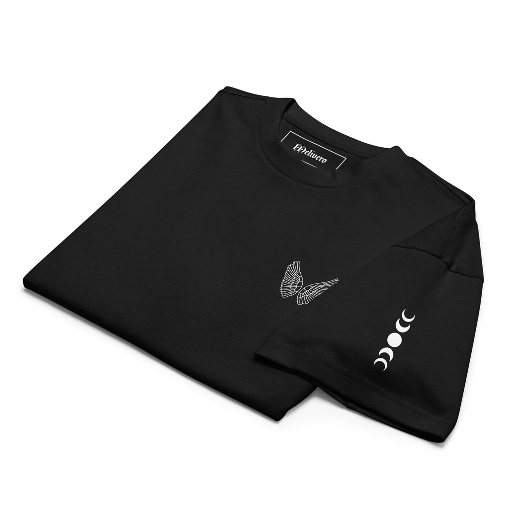 Melivero Premium Boxy T-Shirt Herren – Oversized Fit | Schwarz Navy Vintage S–2XL Melivero