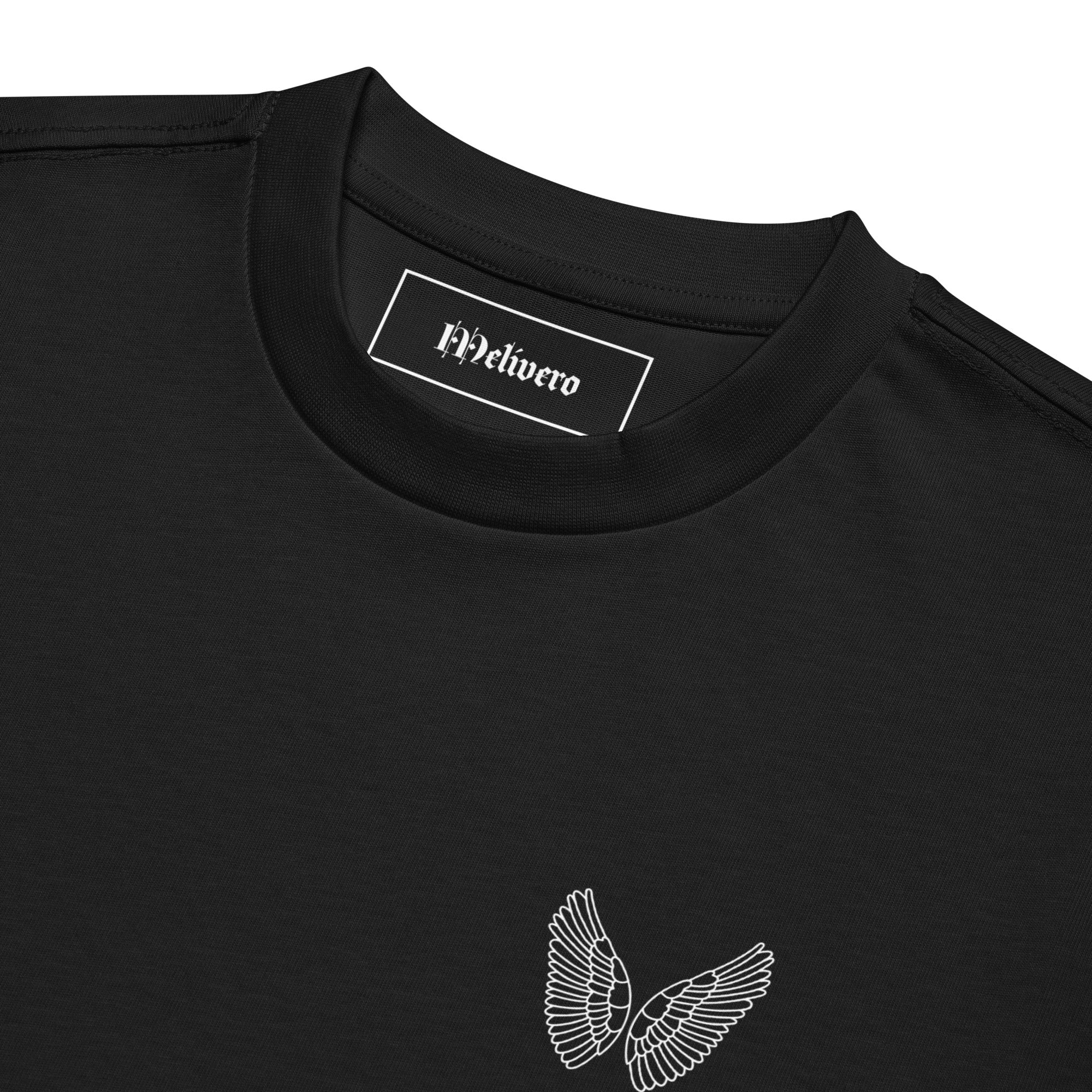 Melivero Premium Boxy T-Shirt Herren – Oversized Fit | Schwarz Navy Vintage S–2XL Melivero