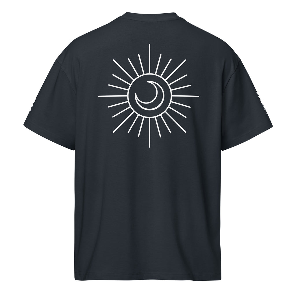Melivero Premium Boxy T-Shirt Herren – Oversized Fit | Schwarz Navy Vintage S–2XL Melivero