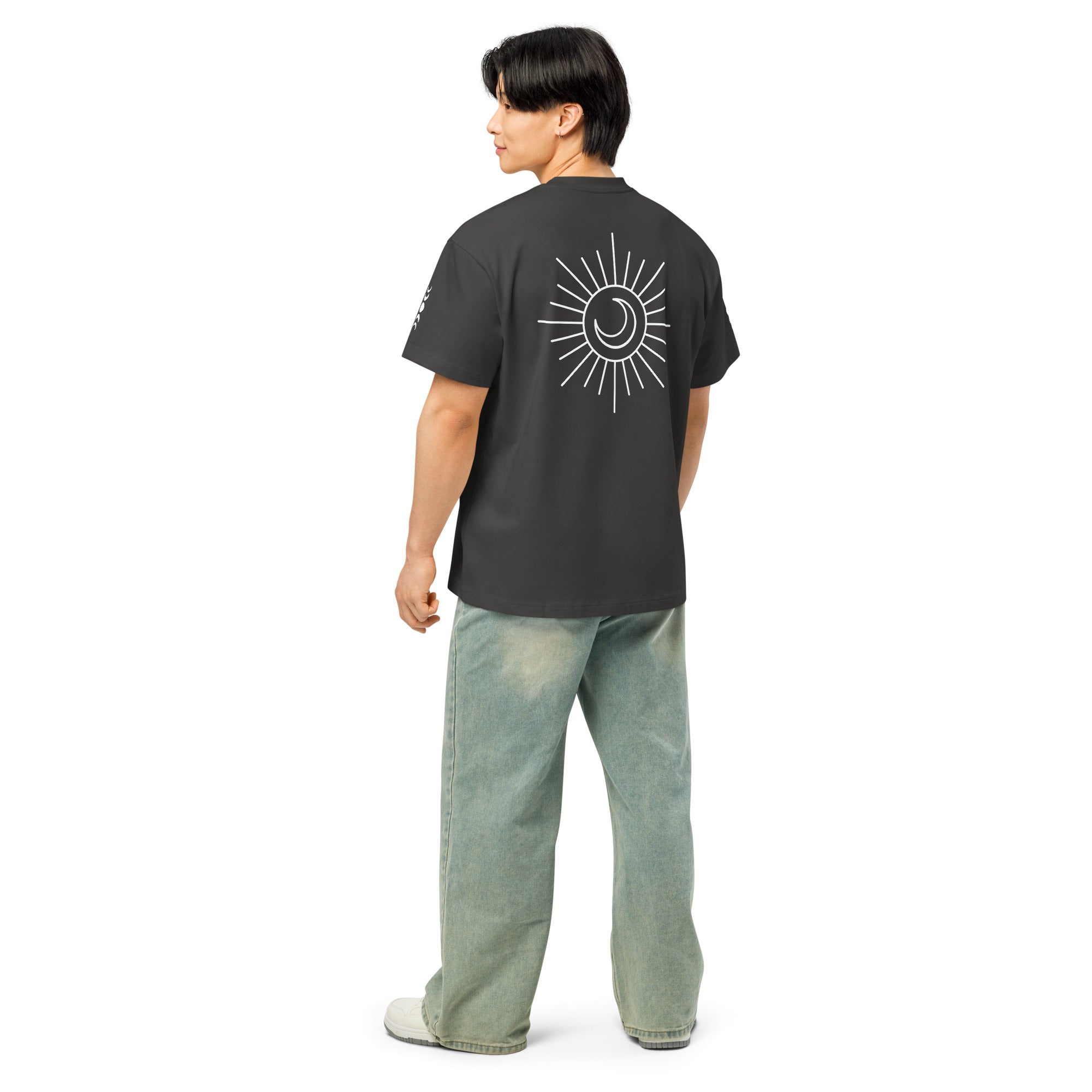 Melivero Premium Boxy T-Shirt Herren – Oversized Fit | Schwarz Navy Vintage S–2XL Melivero