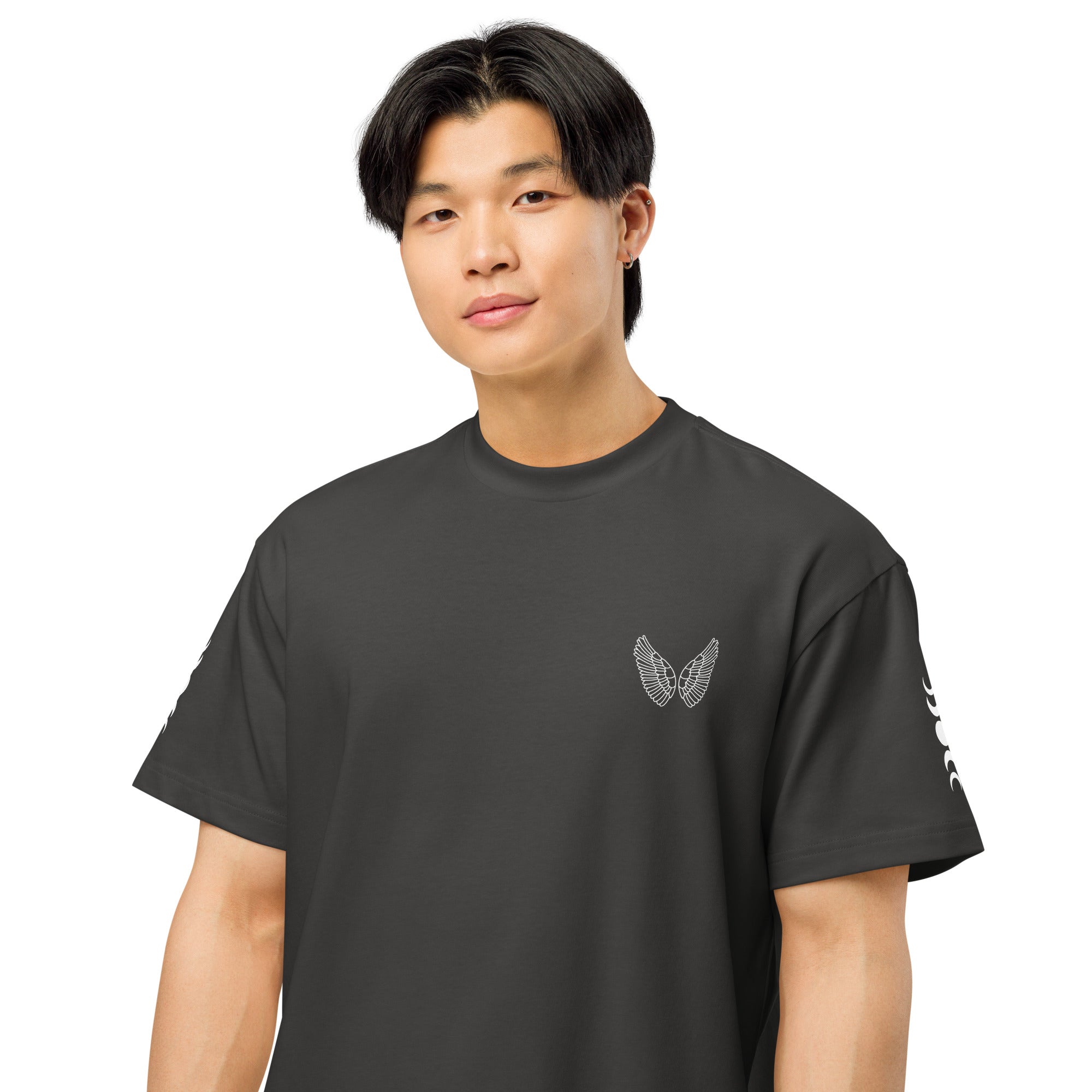 Melivero Premium Boxy T-Shirt Herren – Oversized Fit | Schwarz Navy Vintage S–2XL Melivero
