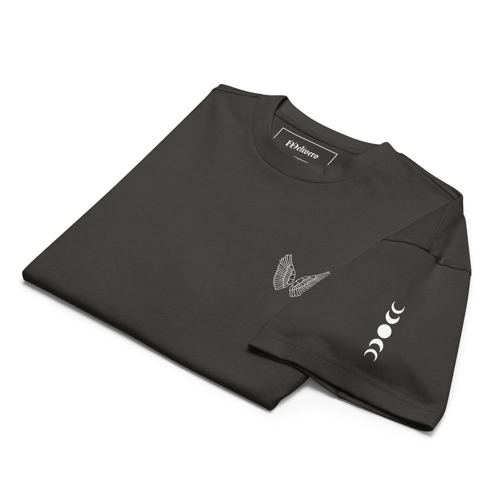 Melivero Premium Boxy T-Shirt Herren – Oversized Fit | Schwarz Navy Vintage S–2XL Melivero