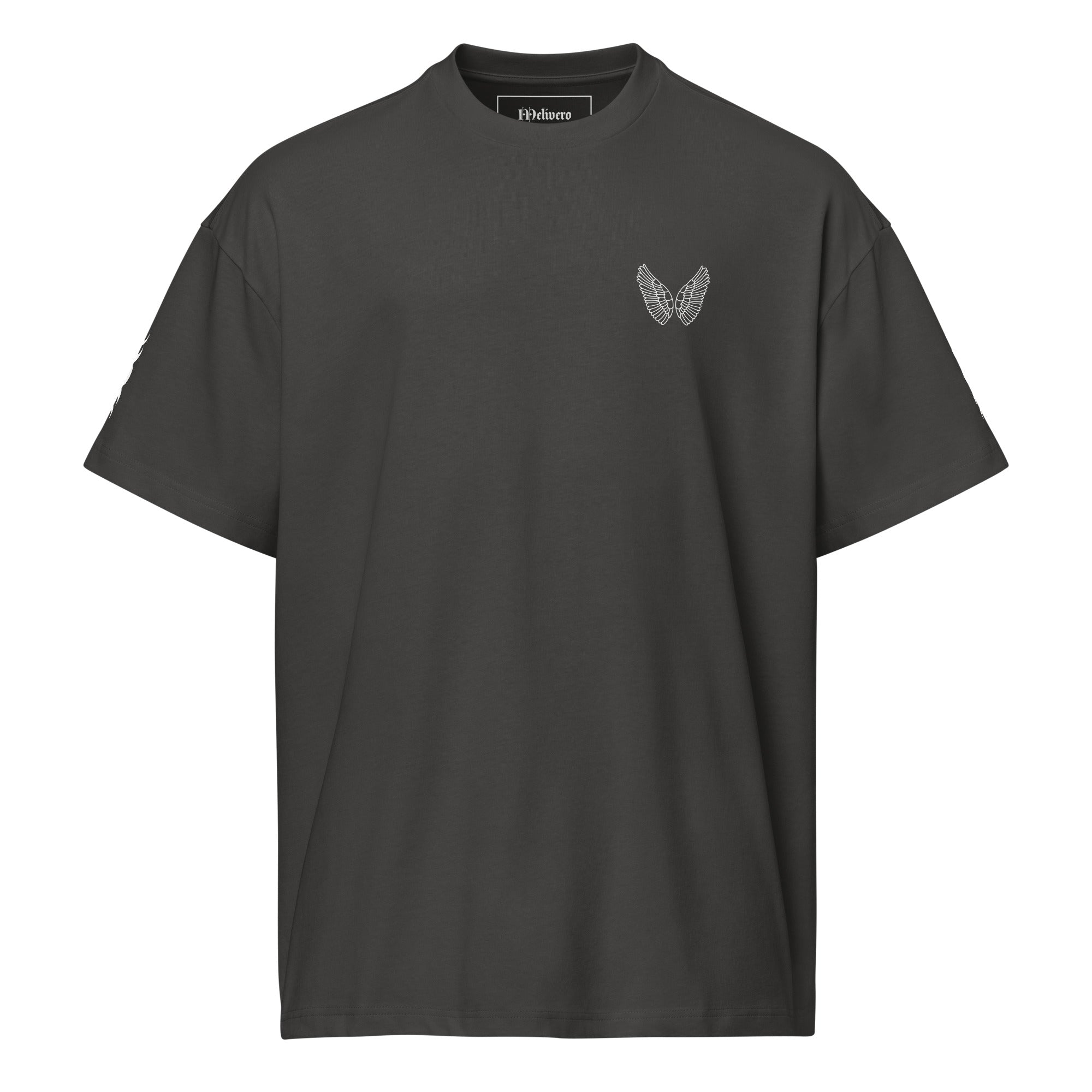 Melivero Premium Boxy T-Shirt Herren – Oversized Fit | Schwarz Navy Vintage S–2XL Vintage Schwarz Melivero