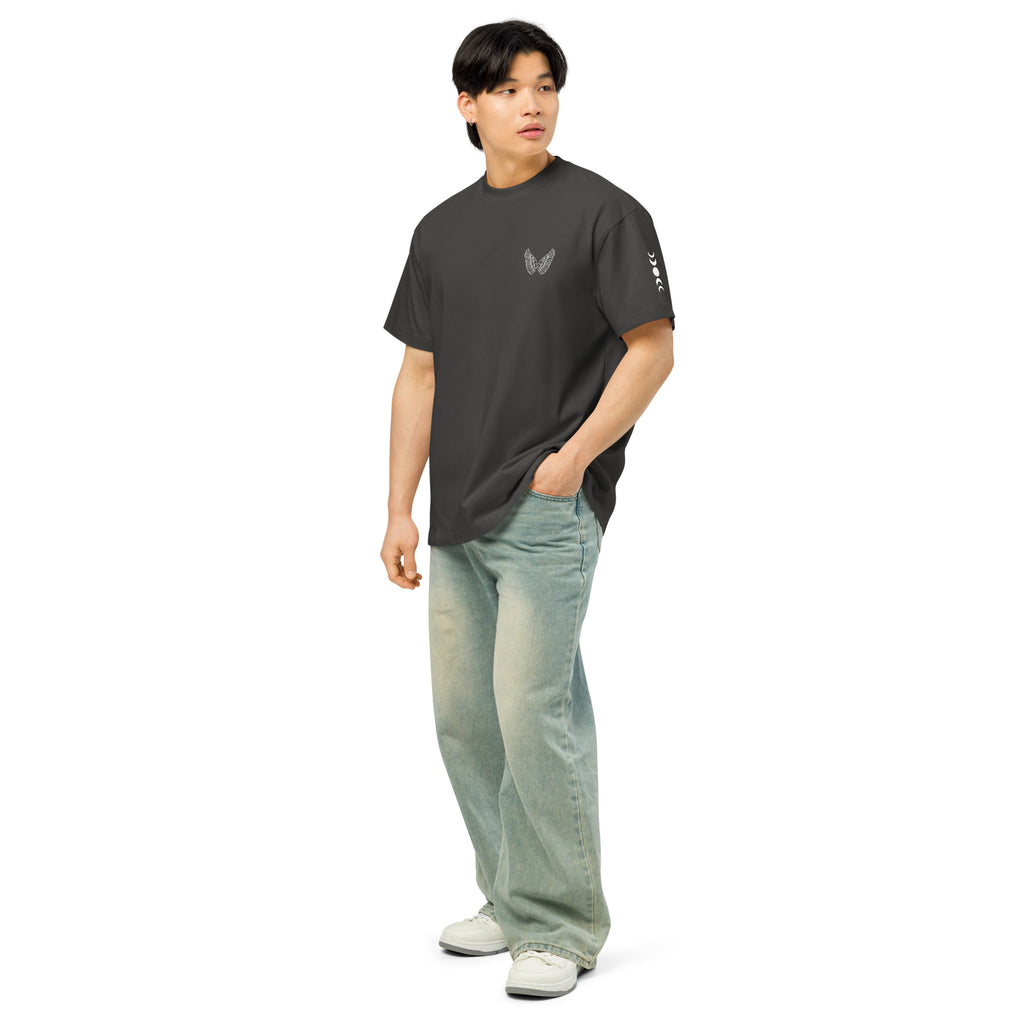 Melivero Premium Boxy T-Shirt Herren – Oversized Fit | Schwarz Navy Vintage S–2XL Melivero