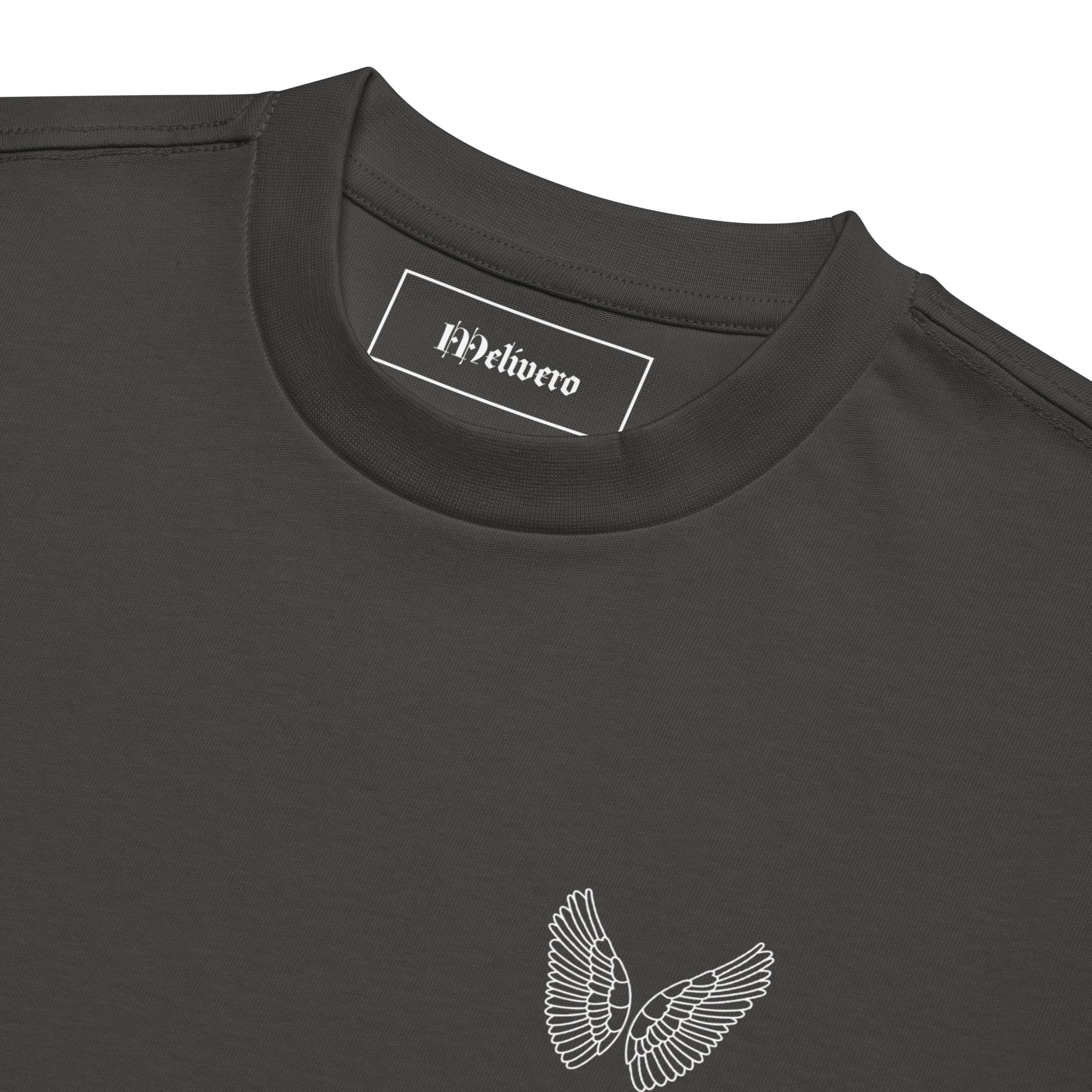 Melivero Premium Boxy T-Shirt Herren – Oversized Fit | Schwarz Navy Vintage S–2XL Melivero