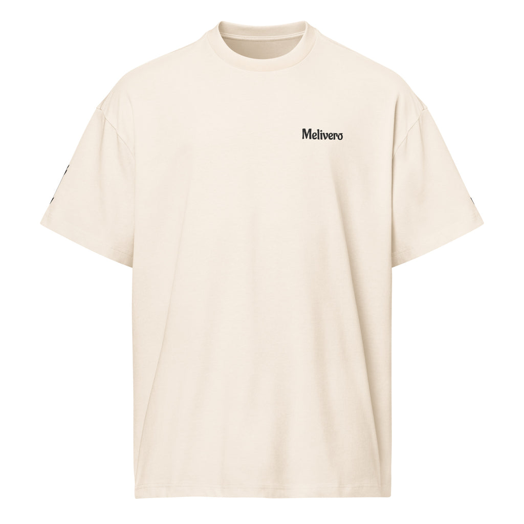 Melivero Oversized Boxy T-Shirt Herren – 100% Baumwolle | Streetwear S–2XL Melivero