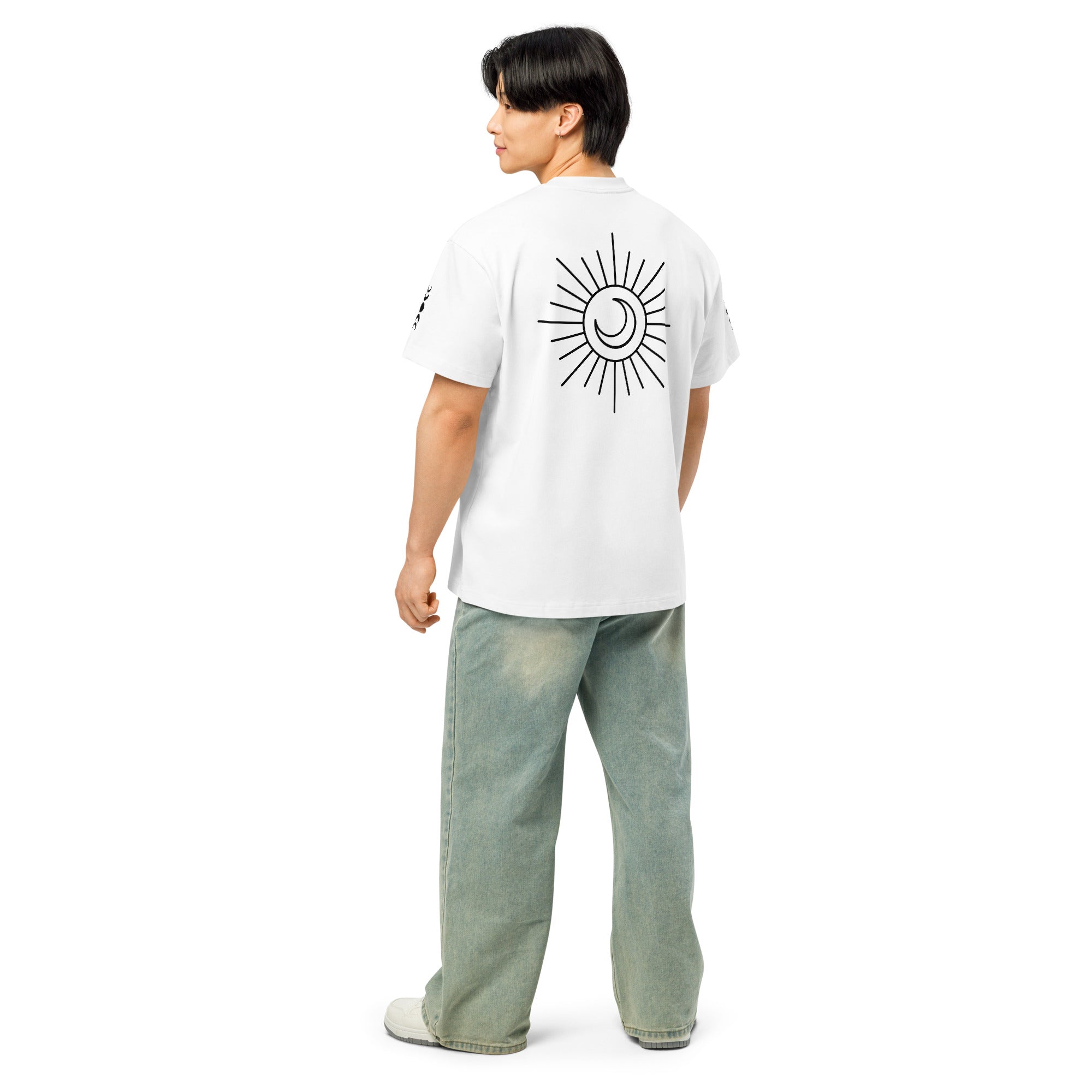 Oversized Boxy T-Shirt Herren | 100% Baumwolle Streetwear Fit Melivero