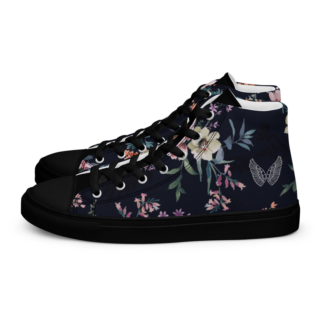Melivero High-Top Sneaker Unisex – Canvas Leinenschuhe | Schwarz Weiß | EU 37,5–47,5 Melivero