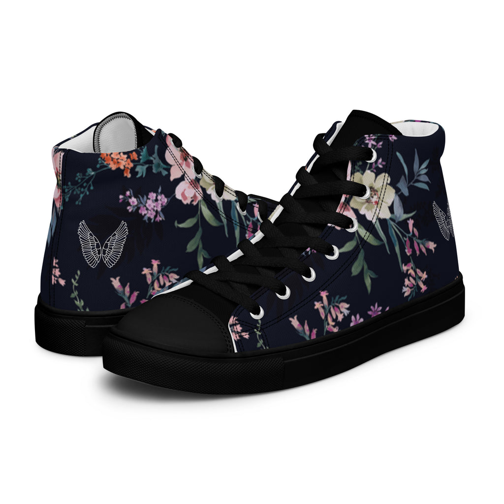 Melivero High-Top Sneaker Unisex – Canvas Leinenschuhe | Schwarz Weiß | EU 37,5–47,5 Melivero
