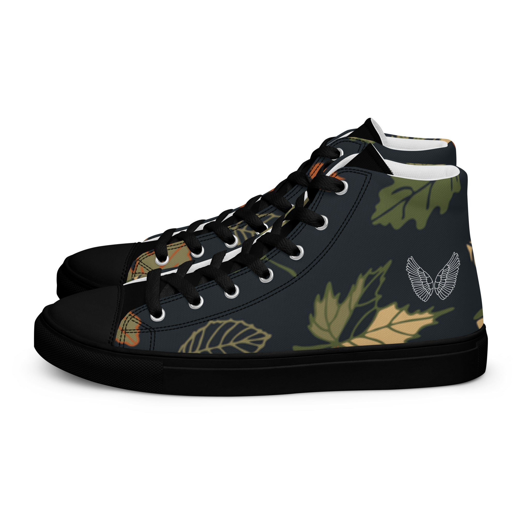 High-Top Canvas Sneaker Herren – Schwarz & Weiß | Melivero Melivero