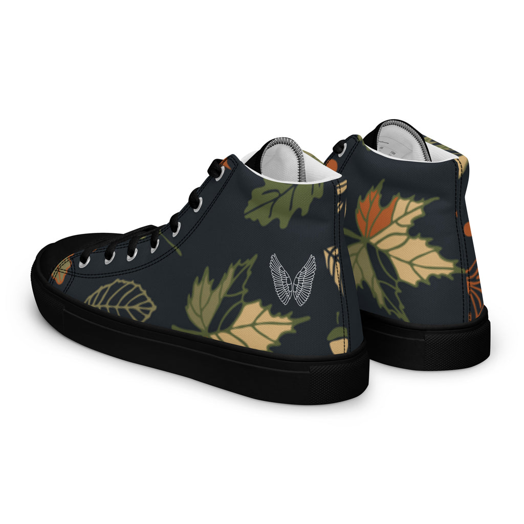 High-Top Canvas Sneaker Herren – Schwarz & Weiß | Melivero Melivero