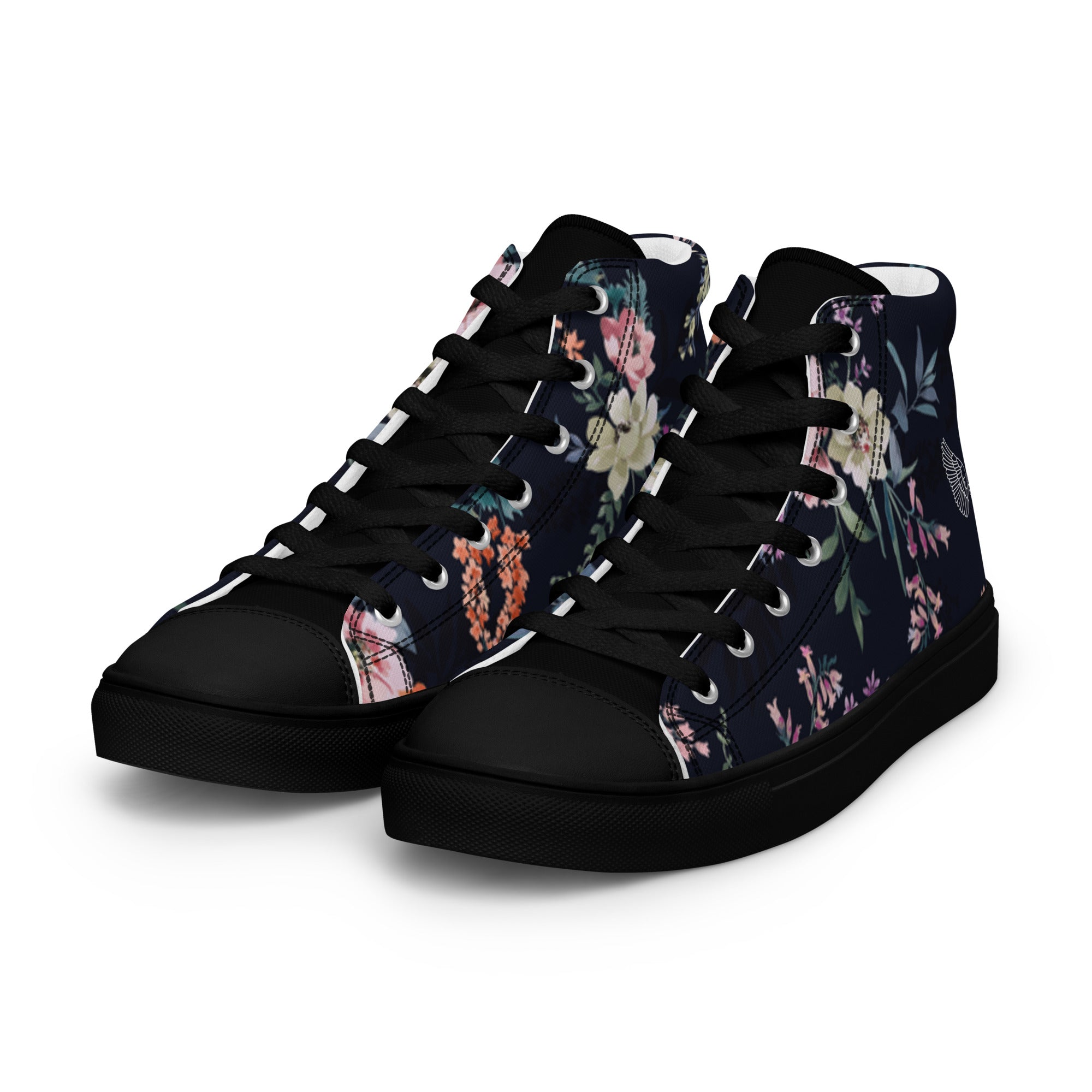 Melivero High-Top Sneaker Unisex – Canvas Leinenschuhe | Schwarz Weiß | EU 37,5–47,5 Melivero