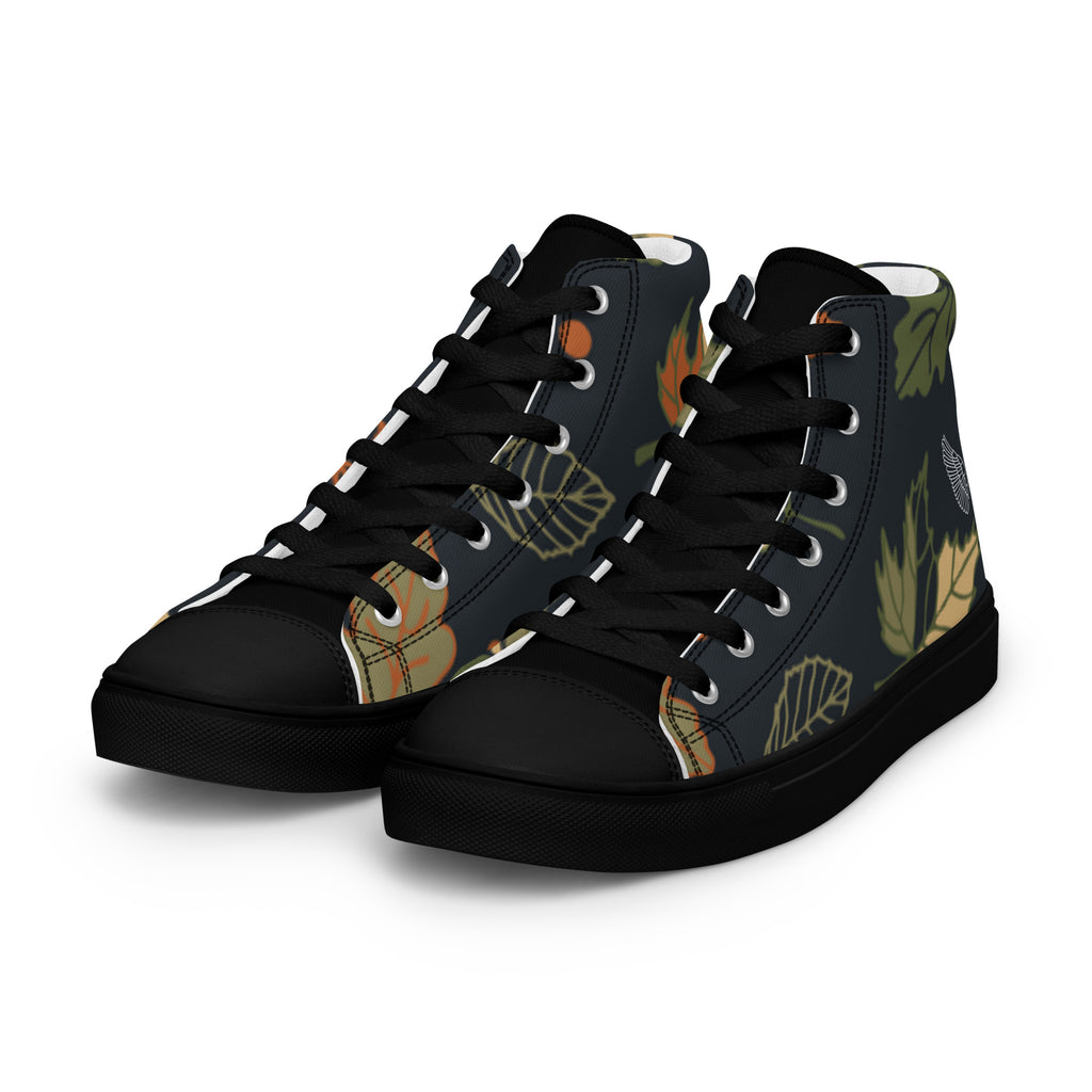 High-Top Canvas Sneaker Herren – Schwarz & Weiß | Melivero Melivero