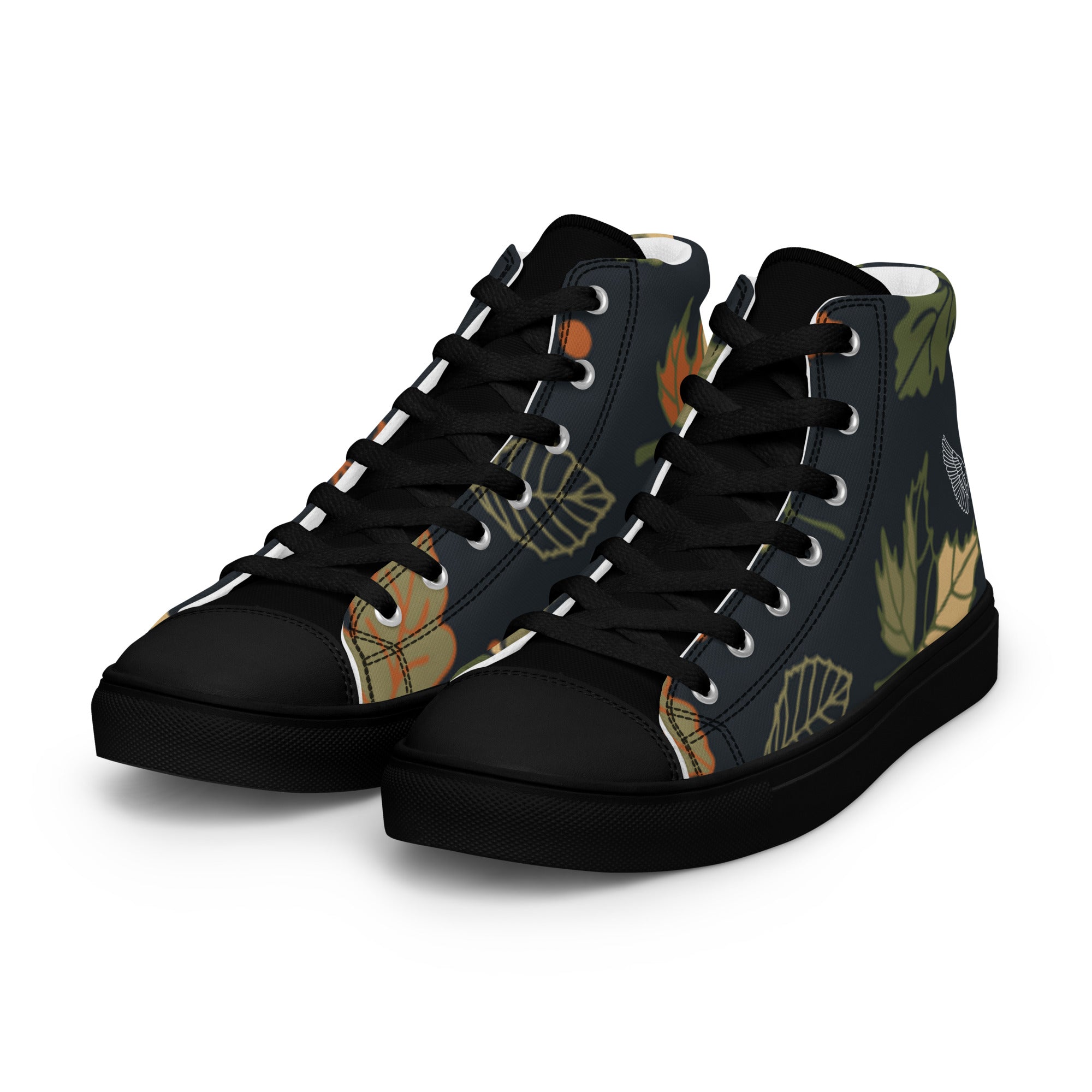 High-Top Canvas Sneaker Herren – Schwarz & Weiß | Melivero Melivero
