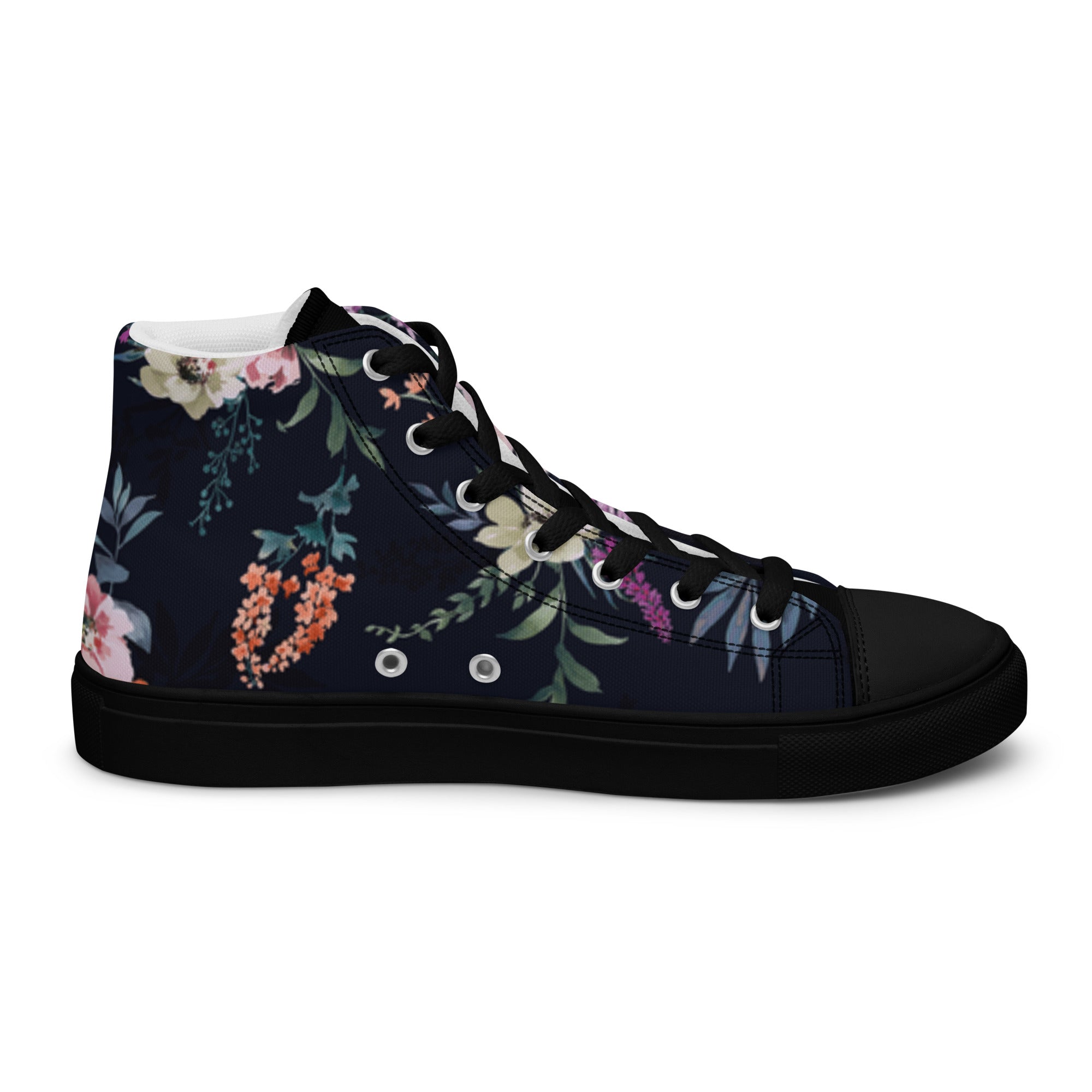 Melivero High-Top Sneaker Unisex – Canvas Leinenschuhe | Schwarz Weiß | EU 37,5–47,5 Melivero