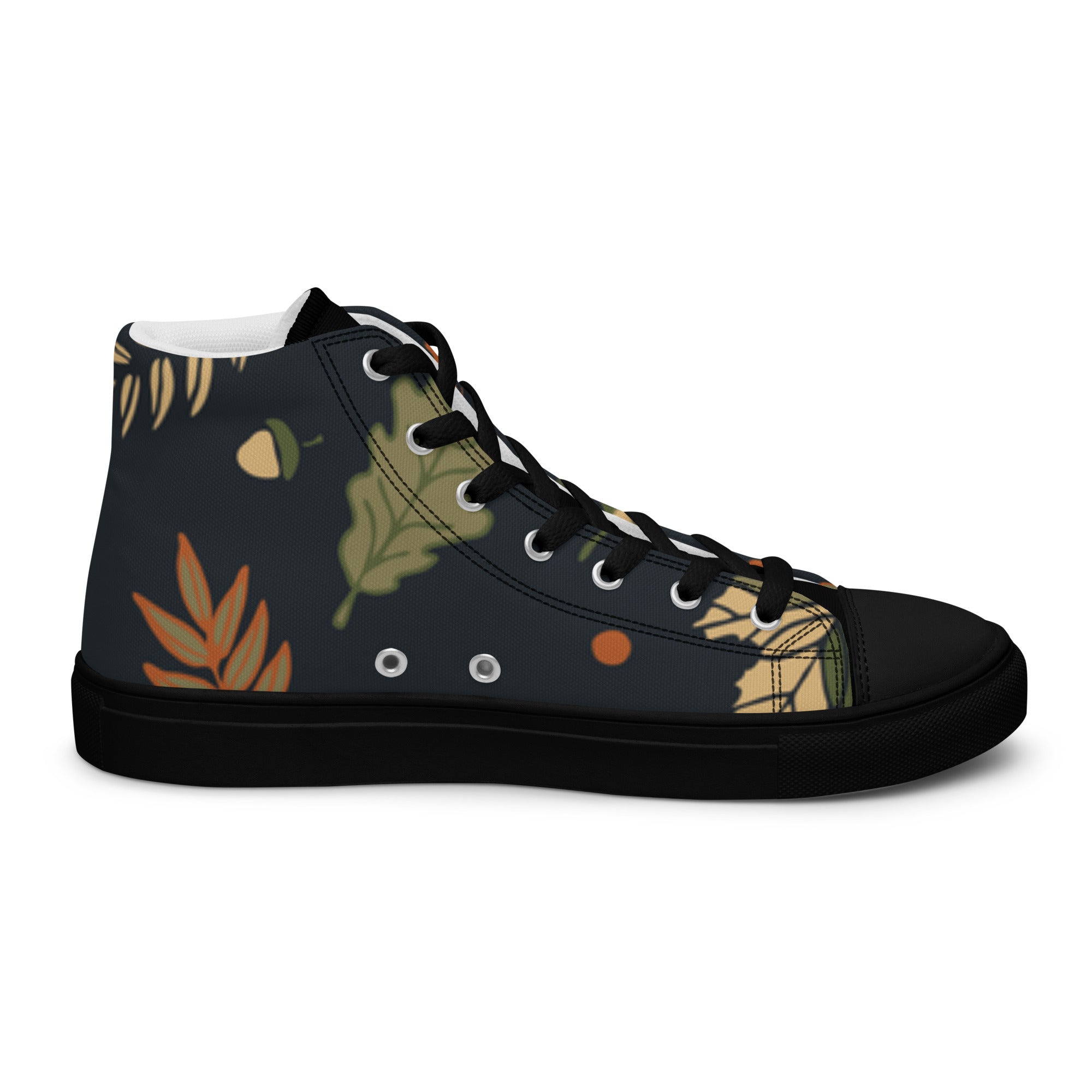High-Top Canvas Sneaker Herren – Schwarz & Weiß | Melivero Melivero