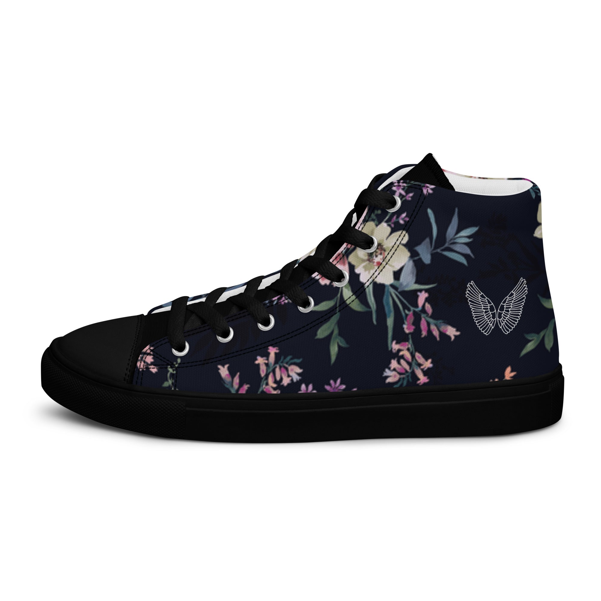 Melivero High-Top Sneaker Unisex – Canvas Leinenschuhe | Schwarz Weiß | EU 37,5–47,5 Melivero