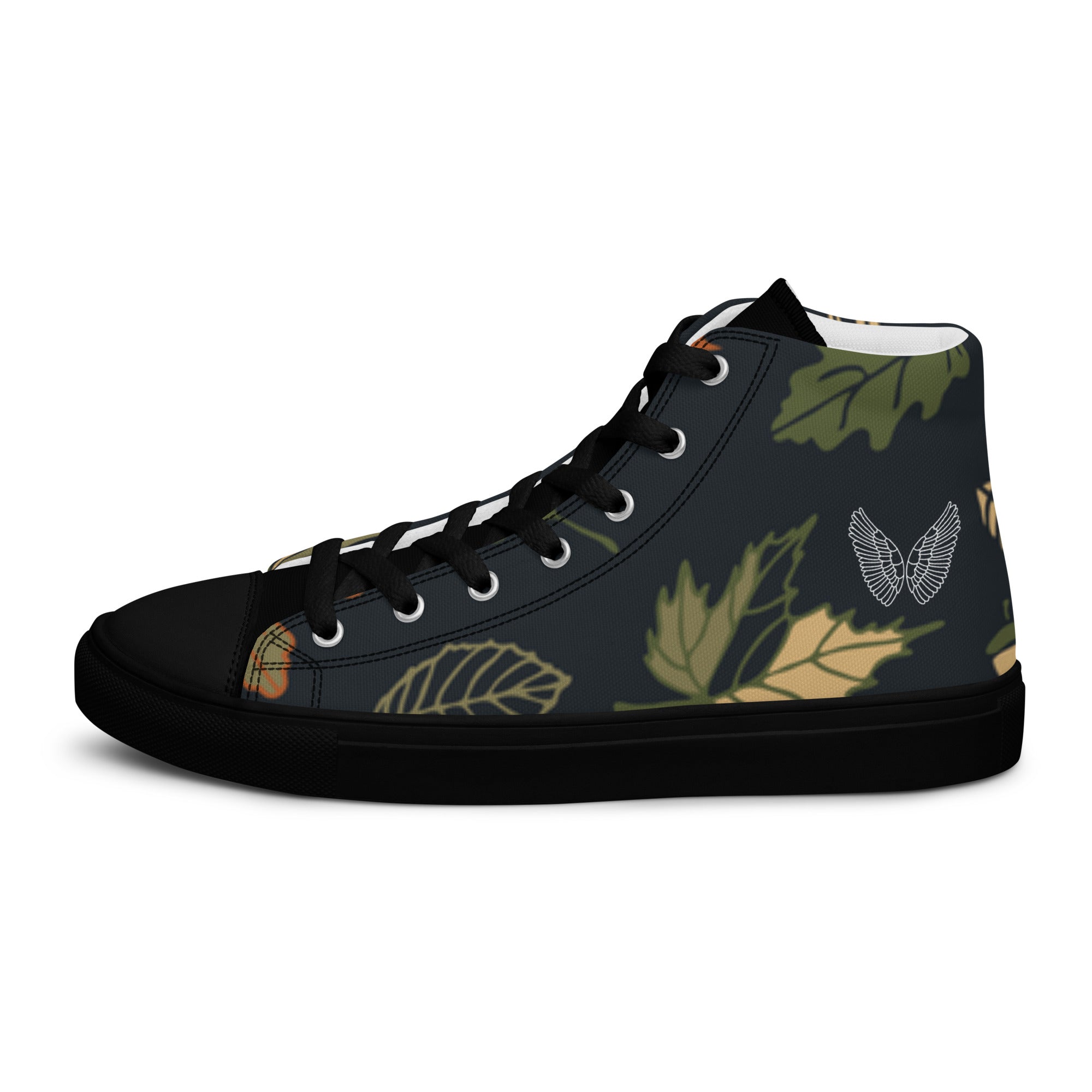 High-Top Canvas Sneaker Herren – Schwarz & Weiß | Melivero Melivero