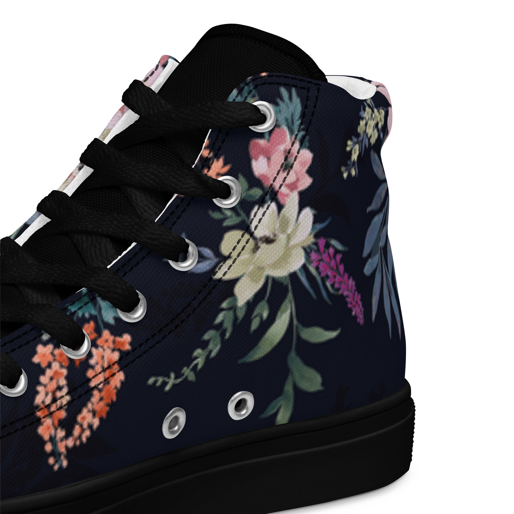 Melivero High-Top Sneaker Unisex – Canvas Leinenschuhe | Schwarz Weiß | EU 37,5–47,5 Melivero