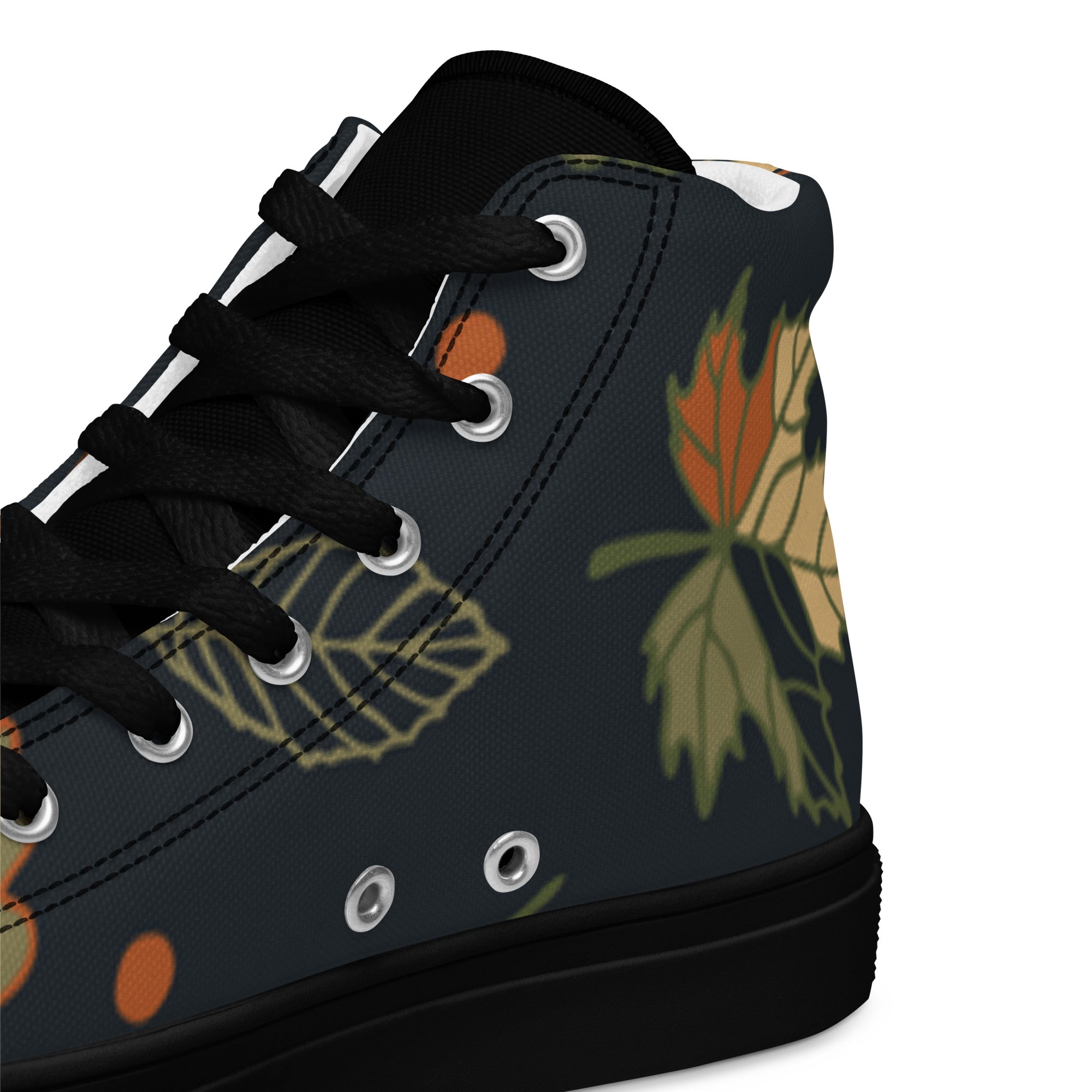 High-Top Canvas Sneaker Herren – Schwarz & Weiß | Melivero Melivero