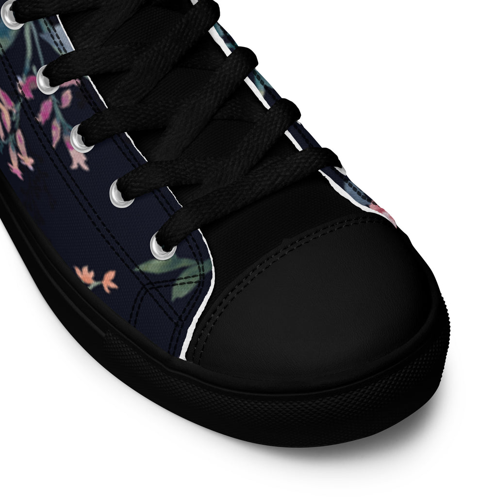 Melivero High-Top Sneaker Unisex – Canvas Leinenschuhe | Schwarz Weiß | EU 37,5–47,5 Melivero